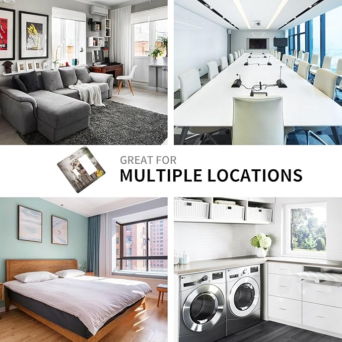 Funny Dog Rustic Farmhouse Wooden Fence Labrador Outlet Covers 1 Toggle 1 Rocker Combination Decorative Wall Plate Electrical Switch Plates Light Switch Cover Plate For Kids Room Bathroom Decor