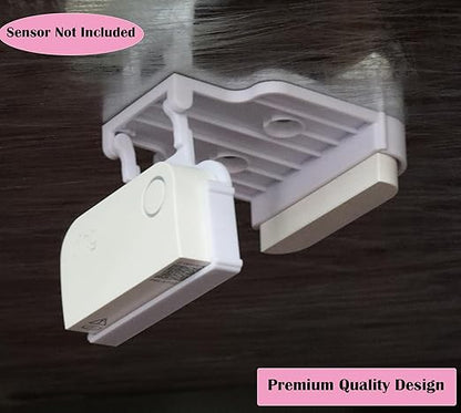 Garage Door Bracket Compatible with R-ing Alarm Contact Sensors (2nd Gen) – Perfect Fit, Reliable Hold, Quick Setup (2 Pack)