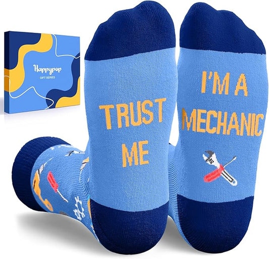 HAPPYPOP Gifts for Mechanic Personal Trainer - Photography Bus Driver Engineer Socks
