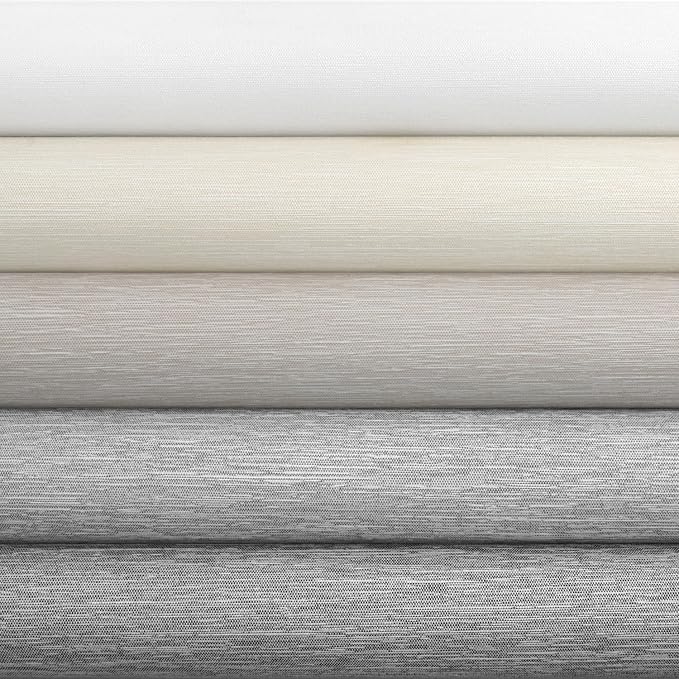 Kincmo Motorized Blinds with Remote,100% Blackout Motorized Roller Shades Work with Apple Homekit,Alexa,Google, Custom Electric Blinds with App,Voice Control (A Set Blackout Multicolor Fabric Samples)