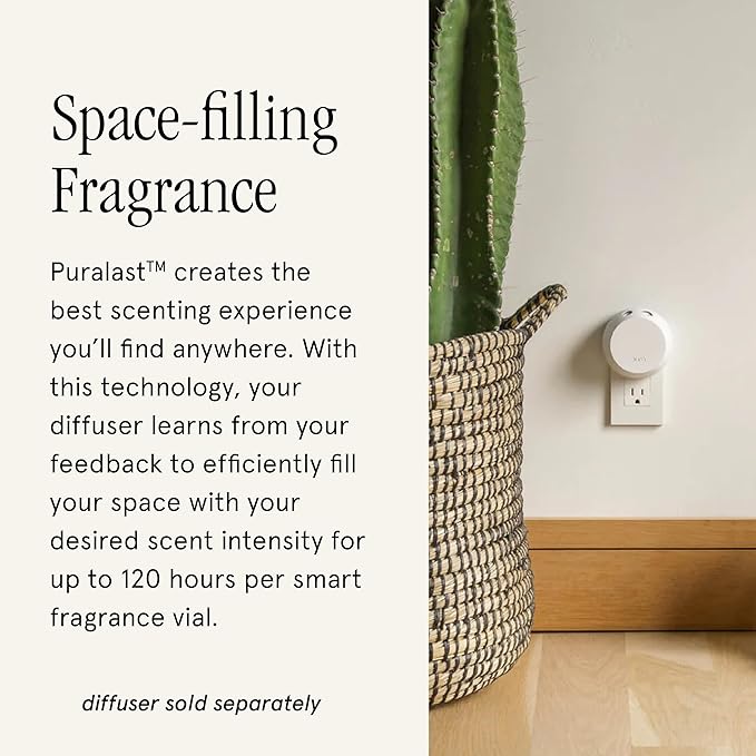 PuraHome Scent Refill - Smart Home Air Diffuser - Up to 120-Hours of Luxury Fragrance per Refill - Home Essential - Clean & Safe Diffuser Fragrance - 2 Pack, Parisian Café