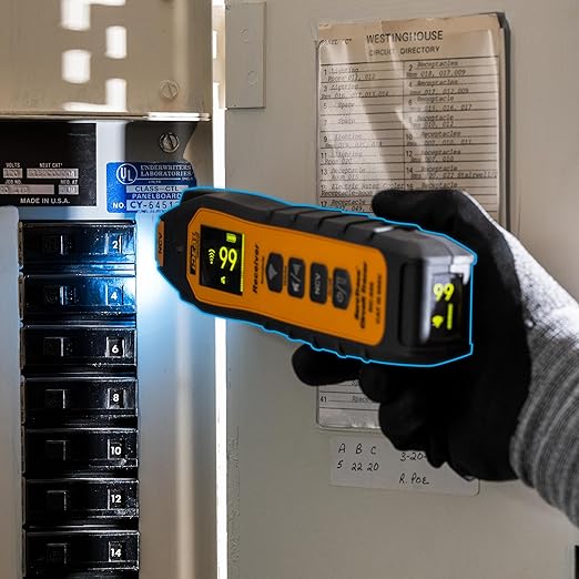 Ideal Electrical SureTrace Pro Circuit Tracer (61-950) 0-600 Volts AC/DC with Built-in Continuity Test, Amperage and Voltage Measurement, and Receptacle Testing — Find Breakers, Faults, and More