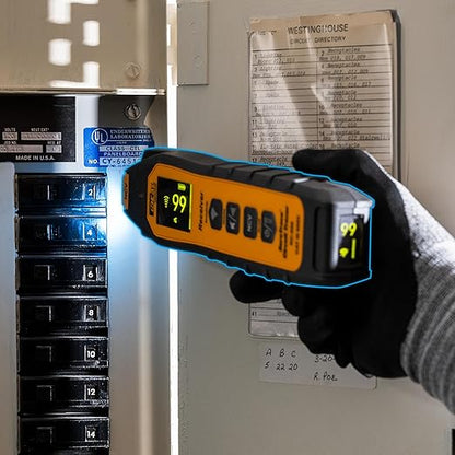 Ideal Electrical SureTrace Pro Circuit Tracer (61-950) 0-600 Volts AC/DC with Built-in Continuity Test, Amperage and Voltage Measurement, and Receptacle Testing — Find Breakers, Faults, and More