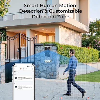 2-Wired Doorbell Camera with Monitor, Video Doorbell Intercom System with keypad,keypad video intercom with 1080P 7-inch Touch Screen, Tuya App Remote, Password Unlock, Waterproof, No Subscription