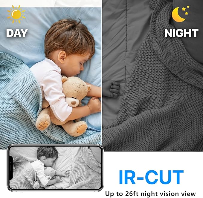 【Free 64G】 Smallest Wireless WiFi Battery Camera,Concealed Coin Size,Spy Camera,HD4K Portable Video Recording Live Feed,Pet Camera for Baby Monitor,Night Vision,Motion Detection, Cloud Storage