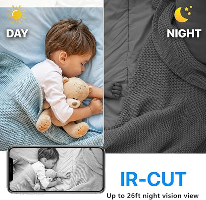【Free 64G】 Smallest Wireless WiFi Battery Camera,Concealed Coin Size,Spy Camera,HD4K Portable Video Recording Live Feed,Pet Camera for Baby Monitor,Night Vision,Motion Detection, Cloud Storage