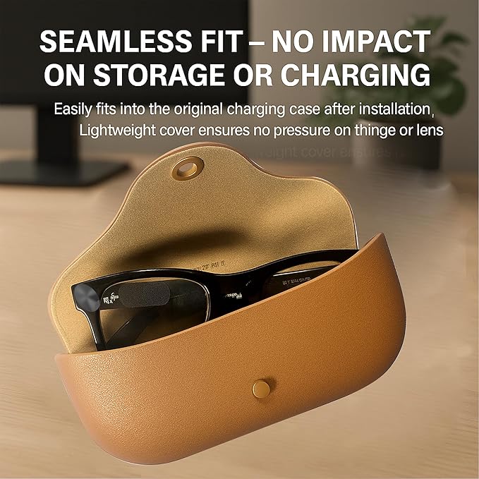 LED Light Privacy Cover for Ray-Ban Meta Smart Glasses – Rotating Camera Lens Shutter Compatible with Wayfarer/Skyler/Headliner(Gen 2), 6PCS Rotating LED Light Blocker Glasses Accessories