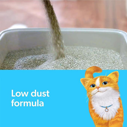 Fresh Step Advanced Simply Unscented Clumping Litter, Fresh Step Unscented Cat Litter Fights Odor on Contact, 37 lbs. (2 x 18.5 lb. Box)