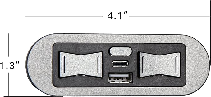 Uetmulik Recliner Emomo USB Type A and C Port 5 Button 5 Pin Hand Control Model HX90HU2 for Lift Chair
