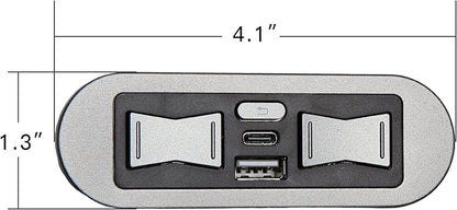 Uetmulik Recliner Emomo USB Type A and C Port 5 Button 5 Pin Hand Control Model HX90HU2 for Lift Chair