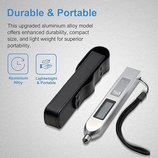 Pen Type Vibration Tester Meter Digital Vibration Testing Equipment Vibrometer TV2000 (Aluminum Alloy)