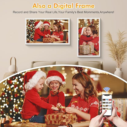 Smart Calendar Digital Frame Chore-Chart-for-Planner - 24 Inch Electronic Calendar for Family Schedules, Touchcreen Interactive Display, Auto-Sync Google/iCloud/Outlook Calendars, Selectable Reminders