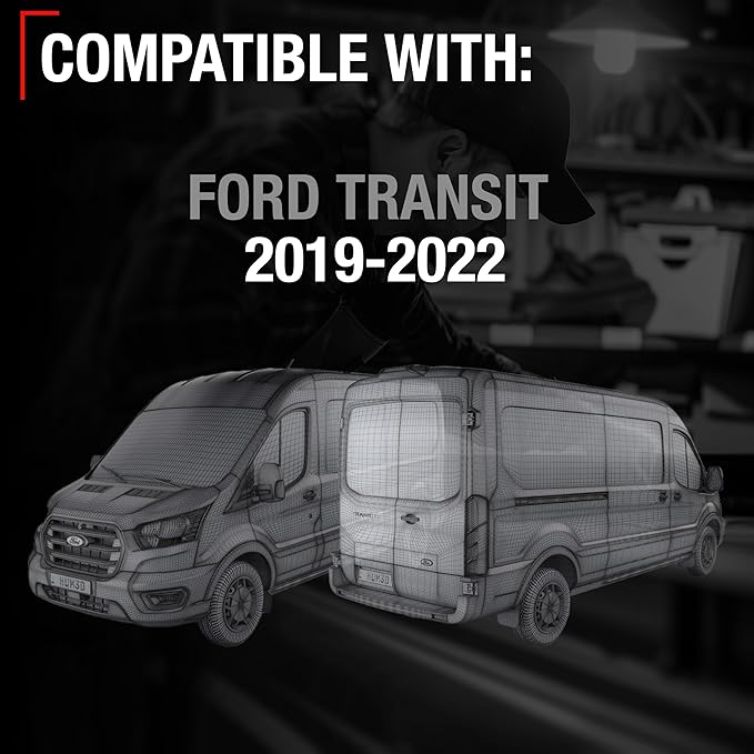 Car Parking Sensors - Compatible with 2019-2022 Ford Transit - Front or Rear Bumper Parking Aid Sensor, Backup Reverse Parking Assist Kit - OEM JU5Z15K859B