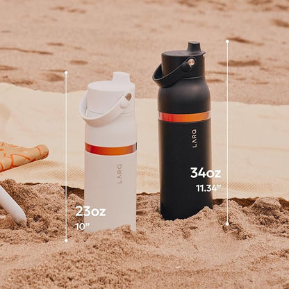 LARQ Bottle Swig Top Amber Vittoria 23 Oz, Granite White