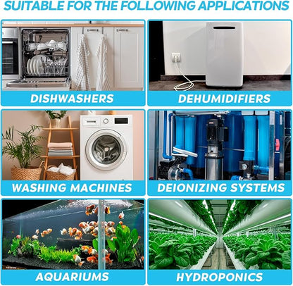 Smart Leak Detection Sensor - Water Leak Alarm with Real-Time Alerts for Home, Office & Basement Protection