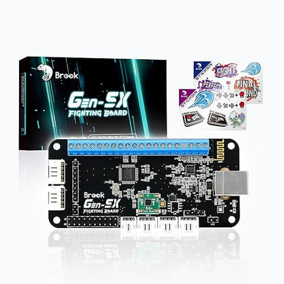 Brook GEN5X Fighting Board – Ultimate Multi-Platform Support: Compatible with PS5, Xbox Series, NS 2, and PC – Ultra-Fast Responsiveness Ideal for Fighting Games (Exclusive Version)
