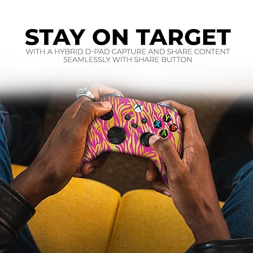 DreamController Nobility Tiggger Custom X-box Controller Wireless compatible with X-box One/Series X/S Proudly Customized in USA with Permanent HYDRO-DIP Printing (NOT JUST A SKIN).