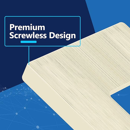 LIDER Brushed Finish Decorator Switch Cover, Screwless Wall Plate, Mid-Size 1-Gang 4.88" x 3.11", Unbreakable Polycarbonate Thermoplastic, UL Listed, LSWP-31M-BLA, Brushed Light Almond