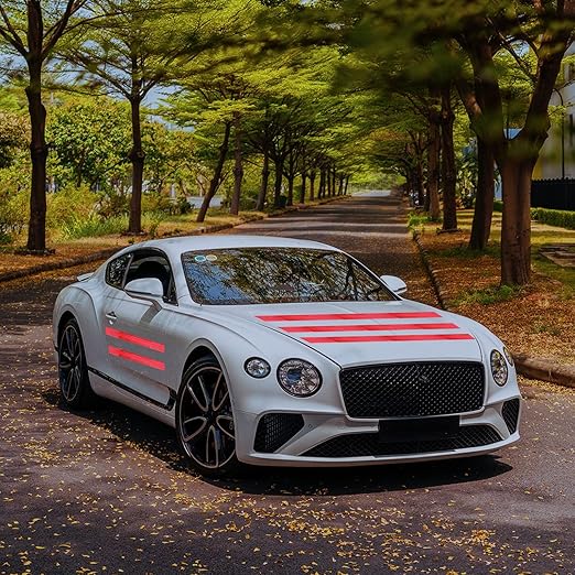 Red Reflective Tape Outdoor Waterproof 2 inch Wide, High Visibility Warning Industrial Marking Tape, Safety Stickers (168 feet)