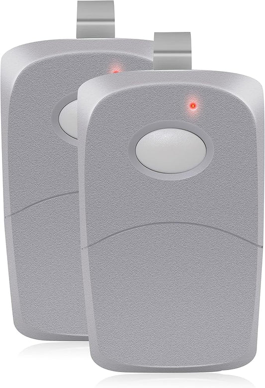 2X Multicode Linear 308911, 10 Dip Switch Gate Opener Remote 300MHz, Multi Code Garage Door Opener Remote, 3-Year-Warranty