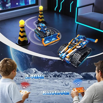 5in1 STEM Robot Building Kit, 560 PCS APP/Remote Control Mech RC Robotics for Kids Ages 8-12, Science Kit Coding Robots Toy Set, Birthday Gifts for Boys Age 8-14+