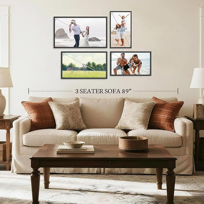 BSIMB Large Digital Picture Frame 21.5 Inch, 64GB Touchscreen 1920x1080 FHD WiFi Digital Photo Frame Electronic Remote Control, Share Pictures/Videos via App/USB/SD Easy Setup Gifts for Mom, Black
