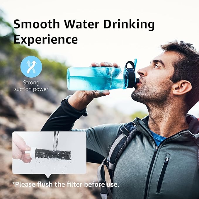 AQUA CREST Water Bottle Filter, Replacement for Brita® BB06, Brita® Hard Sided and Stainless Steel Bottle Filter, 5 Count