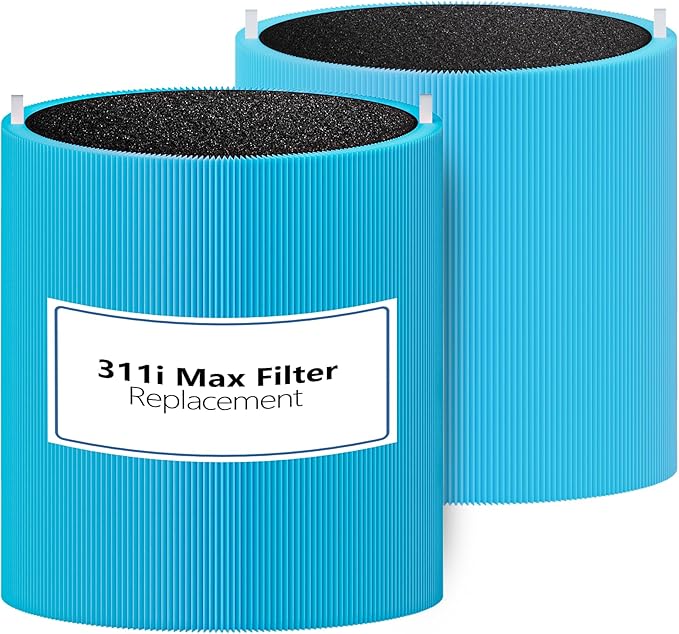 311i MAX AllergenBlock Replacement filter Compatible with Blue Pure 311i Max Air Purifier, H13 True HEPA with Activated Carbon Air Filter,Blue Pure F3MAX, Not for 311i+ Max