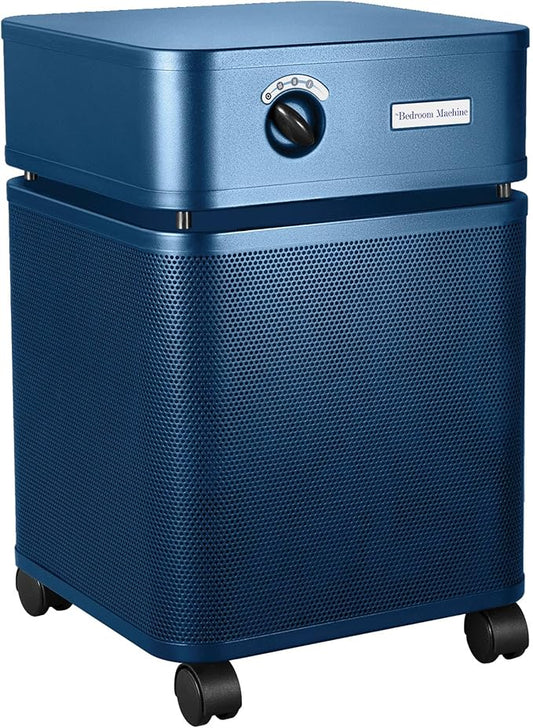 Austin Air Bedroom Machine Midnight Blue - Advanced 5 -Stage Filtration HEPA Air Purifiers For Home with Activated Carbon & Zeolite - Ideal as Air Purifiers for Bedroom