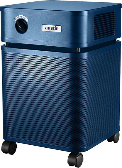 Austin Air HealthMate Standard Air Purifier Midnight Blue - Advanced 4- Stage Filtration Air Purifiers For Home with Activated Carbon & Zeolite - Ideal as Air Purifiers for Bedroom, Model B400