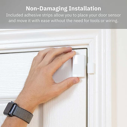 Abode 6 Piece Wireless Security System – Expandable to Protect Your Whole Home - Easy DIY Installation - Optional Professional Monitoring - Compatible with Alexa & Google Assistant