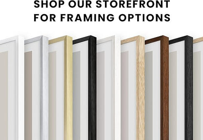 HAUS AND HUES Two 8x10, Two 11x14, Two 12x16 - Framed Walnut