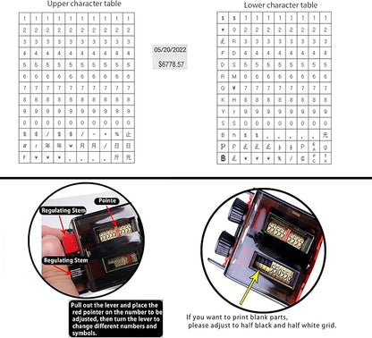 2-Line 20 Digits MX6602 Price Label Gun w/ 5 Rolls/2800 White Labels 3 Inkers,Price Labeler,Label Maker Machine,Pricing Tag Gun with String for Office, Retail Shop, Grocery Store(MX6602)