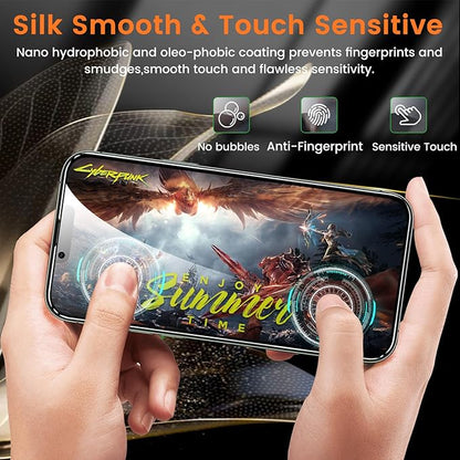 3+3 Pack Privacy Screen Protector for iPhone 13 Pro Max 6.7-Inch with 3 Pack Camera Lens Protector, Anti Spy Tempered Glass Film 9H Hardness Bubble Free Case Friendly