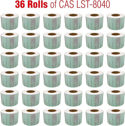 VisionTechShop LST-8040 Printing Scale Label, 58 x 60 mm, UPC/Safe Handling 36 Rolls Per Case, Lower Price Than 12 Rolls