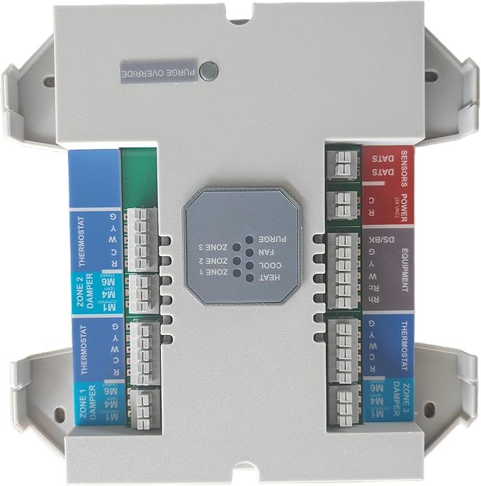 HZ311 True Zone Panel, Zone Control Panel Conventional Applications 1 Heat and 1 Cool, for Up to 3 Zones (1H, 1C) 24 Volts