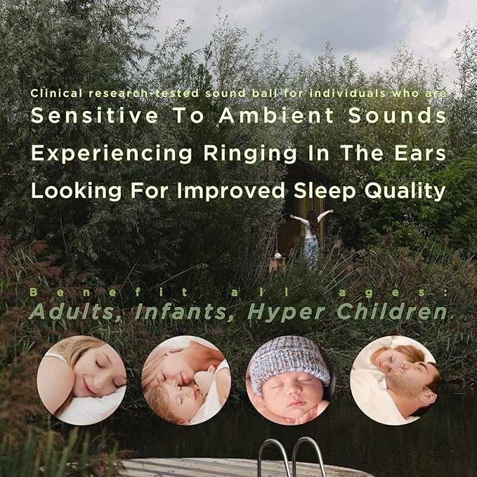 WELLCARE-Naturcare Sound Relaxation, White Noise, 7 Nature Sounds, Sleep Sound Machine, Calm Infants, for Baby, Kids, Adult. Stepless Volume, Timer, Powered by Adapter(Incl.) or Batteries(Not Incl.)