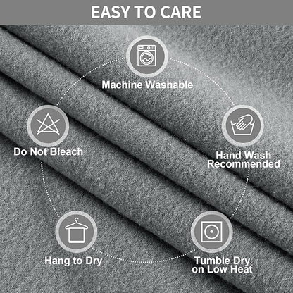 Easy-Going 100% Waterproof Recliner Cover, Stretch Couch Covers for Reclining Couches, Extra Large Sectional Sofa Slipcover, L-Shape Furniture Protector for Kids & Pets, 5 Seater, Light Gray
