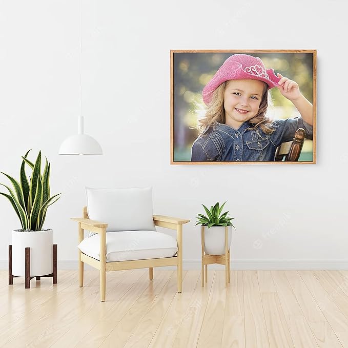 P&L ART. Personalized Custom Canvas Prints: Photo On Canvas Transform Your Photos into Stunning Framed Wall Art Digitally Printed Photo To Canvas Ideal for Home Decor Gifts Keepsakes Beige 18X24
