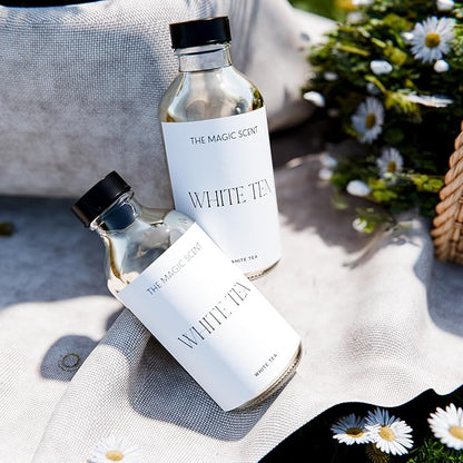The Magic Scent White Tea Diffuser Oil - Hotel & Home Luxury Scents - Diffuser Oil Scents for Home Designed for Use in All Diffusers - 16.9 fl oz, 500 mL
