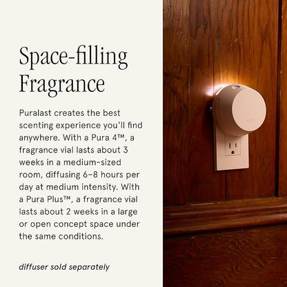 PuraHome Scent Refill - Smart Home Air Diffuser - Up to 120-Hours of Luxury Fragrance per Refill - Home Essential - Clean & Safe Diffuser Fragrance - 2 Pack, Yuzu Citron