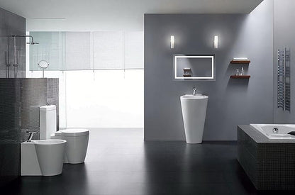 Krugg | 20 Inch X 32 Inch LED Bathroom Mirror | Lighted Vanity Mirror Includes Dimmer & Defogger | Wall Mount Vertical or Horizontal Installation