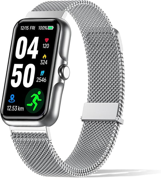 Fitness Tracker with 24/7 Continuous Heart Rate, Blood Oxygen Monitor, Smart Watch with Sleep Monitor, IP68 Waterproof Activity Tracker Step Counter for Women Men