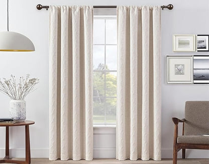 KAMANINA 2 Pack Curtain Rods for Windows 48 to 84 Inch (4-7ft), 7/8 Inch Single Heavy Duty Window Curtain Rod Adjustable Decorative Drapery Rods with Round End, Antique Bronze