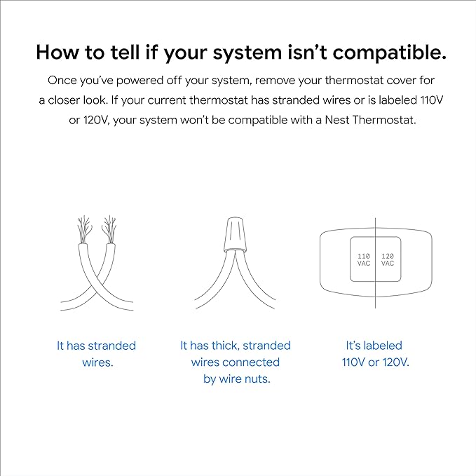 Google Nest Thermostat - Smart Thermostat for Home - Programmable Wifi Thermostat - Sand
