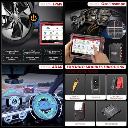 LAUNCH X431 PRO Elite OBD2 Scanner, 2025 All-in-One New Bidirectional Scan Tool with CANFD DOIP, ECU Diagnostics,38+ Resets, Full System,FCA Autoauth,VAG Guide, 2 Years Update Included