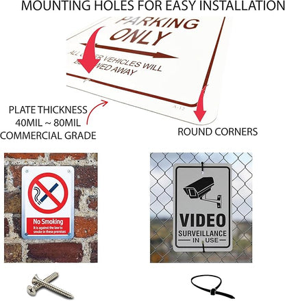 Custom Metal Sign, Choose your own Colors, Fonts. Add Graphics, Outdoor Protection. Heavy-Duty Rust-Free Commercial Grade Aluminum Sign - 7"x10" (landscape style 1)
