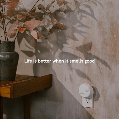 Pura Smart Home Air Diffuser Fragrance - Smart Scent Refill - Up to 120-Hours of Premium Fragrance per Refill for Home, Office & Apartment - 4 Pack, White Tea No. 1