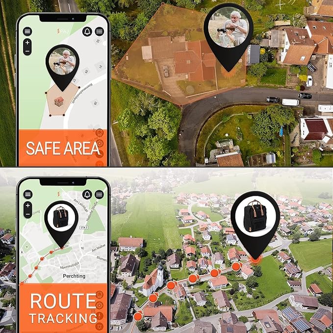 PAJ GPS Easy Finder – Human Tracking Device, GPS Tracker for Kids, Elderly, Seniors, Dementia, Alzheimer, up to 14 Days Battery Life, Real Time GPS Tracker, SOS Emergency Button & Shutdown Alarm