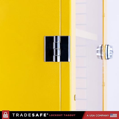 TRADESAFE Lockout Tagout Cabinet, Lock Out Tag Out Station Unfilled - No Loto Devices Included, Wall-Mountable Lockout Tagout Station Cabinet, Loto Box 24 x 8 x 31-1/2 inches
